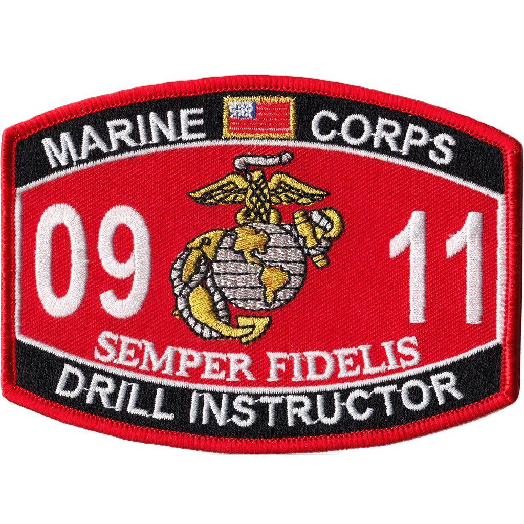 a US Marine Corps Drill Instructor 0911 MOS Patch