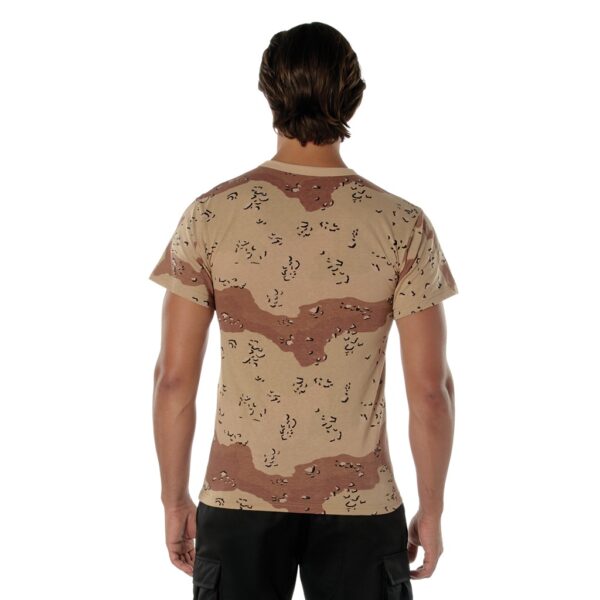 a soldier wearing a six-color desert t-shirt