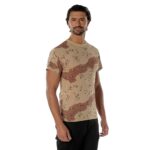 a soldier wearing a six-color desert t-shirt