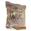 a US military-issue individual MRE meal: Vegetable Crumbles