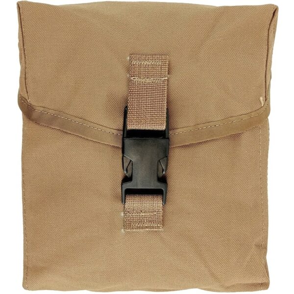 a coyote brown SAW gunner pouch