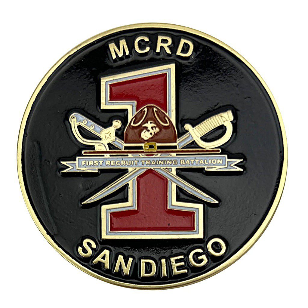 Marine Corps MCRD San Diego Boot Camp Challenge Coins - Image 2