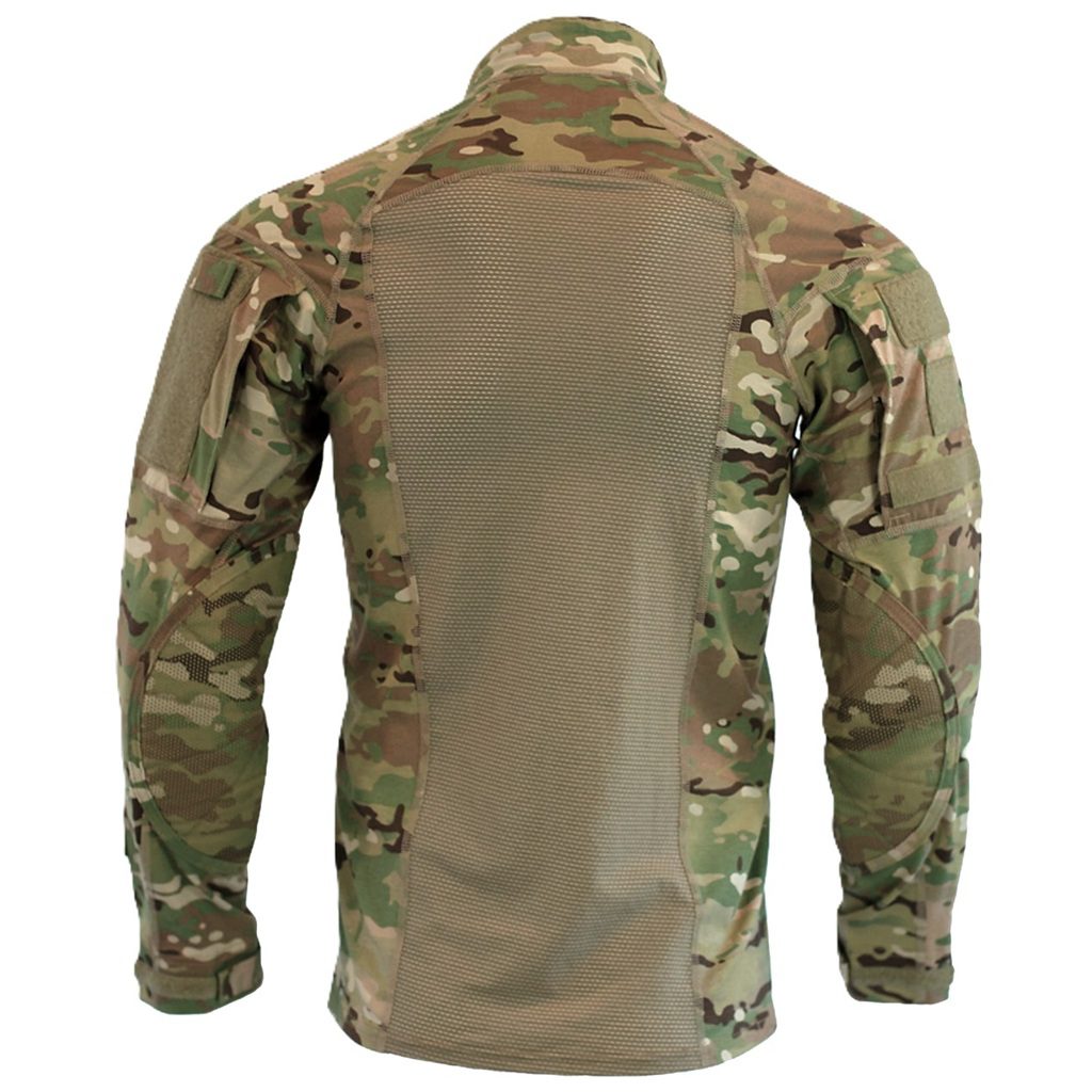 a US Army-issue flame-resistant type 2 combat shirt