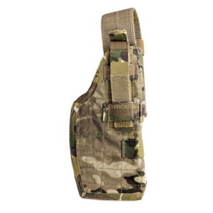 a multicam US military issue Beretta/M9 drop holster