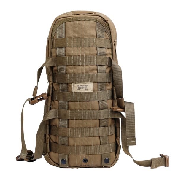 a coyote brown US military surplus modular assault pack