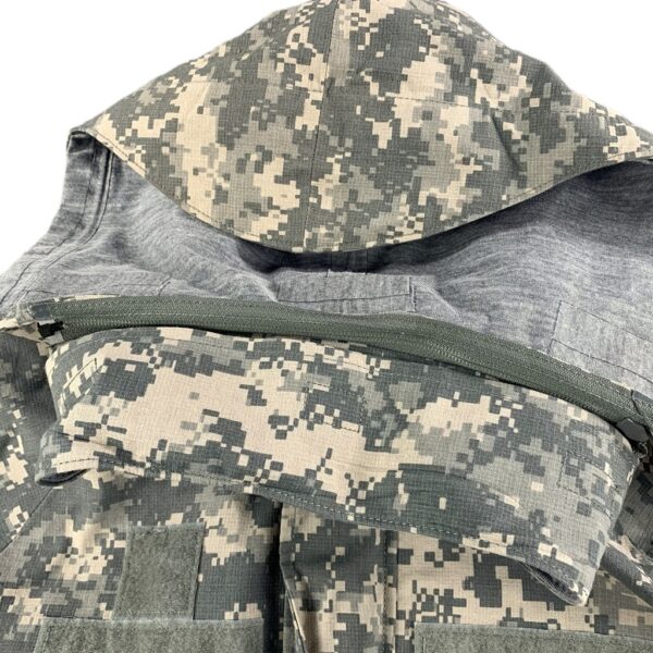 a US Army ACU FREE parka in UCP camouflage