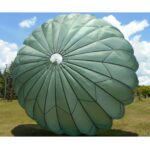 a T-10C Troop Personnel Parachute, a classic piece of US military gear