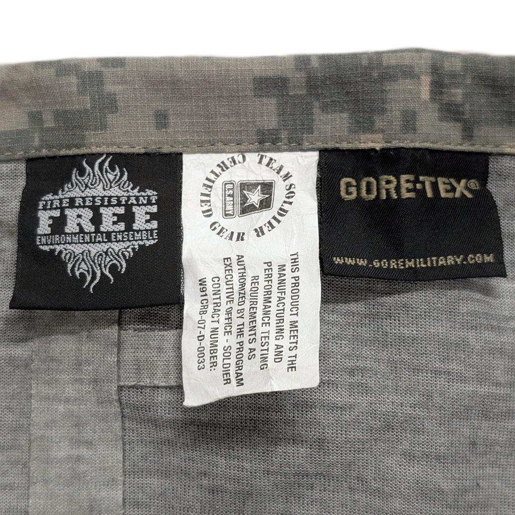 a US Army ACU FREE parka in UCP camouflage