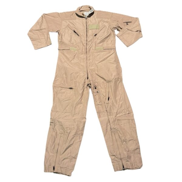 a US military CWU-27/P aramid flyer coveralls for Air Force, Army, Navy, and Marine Corps