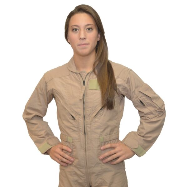 a US military CWU-27/P aramid flyer coveralls for Air Force, Army, Navy, and Marine Corps