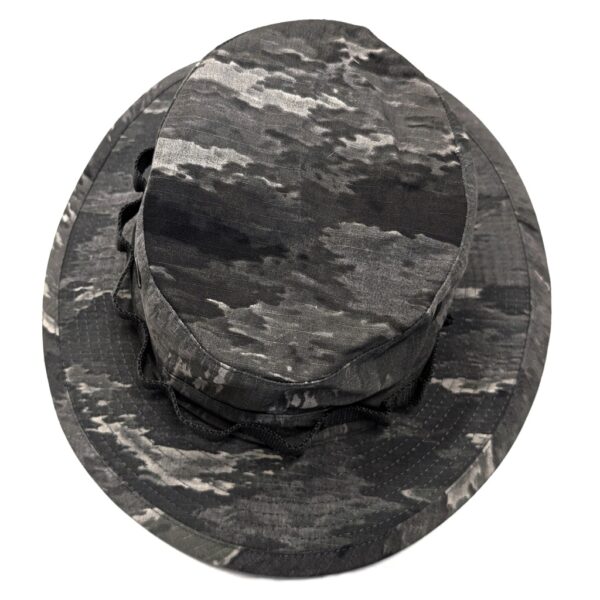 a US military contractor boonie cover in Ghost ATAC camouflage