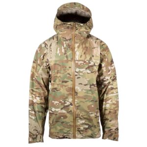 a Beyond Clothing A6 Hardshell Jacket in MultiCam -- the ultimate military wind and waterproof jacket