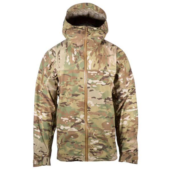 a Beyond Clothing A6 Hardshell Jacket in MultiCam -- the ultimate military wind and waterproof jacket