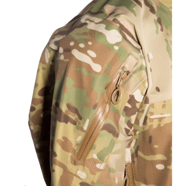 a Beyond Clothing A6 Hardshell Jacket in MultiCam -- the ultimate military wind and waterproof jacket