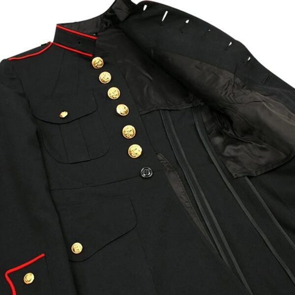 a USMC dress blues jacket